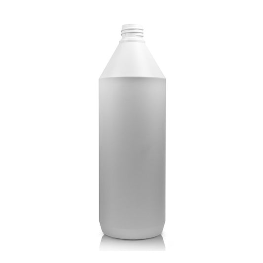 1 Litre White HDPE Plastic Bottle