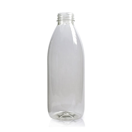 1000ml Classic Clear 30% RPET Juice Bottle