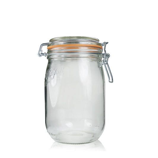 1000ml Le Parfait Hinged Glass Jar