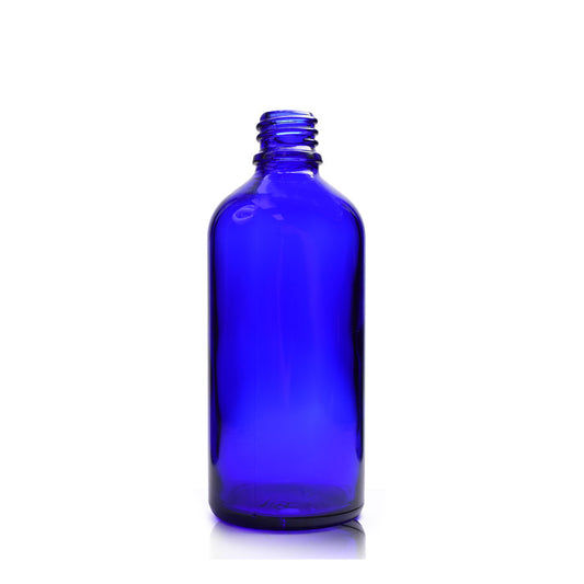 100ml Blue Glass Dropper Bottle