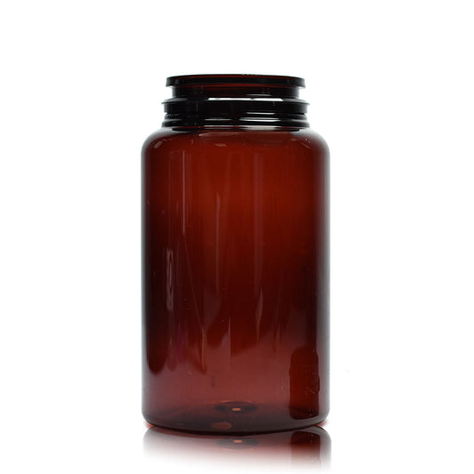 150ml Amber Plastic Pill Jar