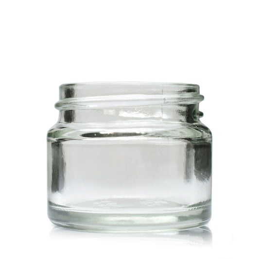 15ml Clear Glass Ointment Jar