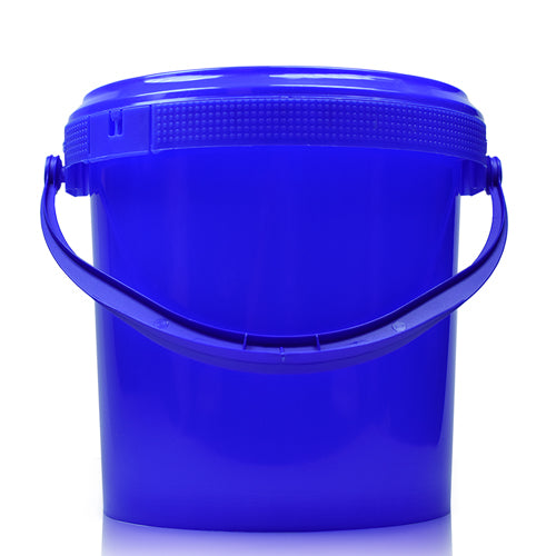 1 Litre Blue Plastic Bucket W