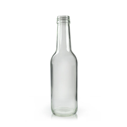 250ml Clear Glass Mountain Bottle