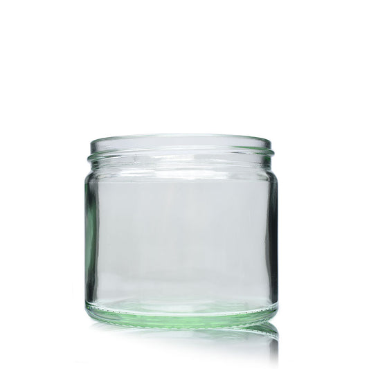 250ml Clear Glass Ointment Jar