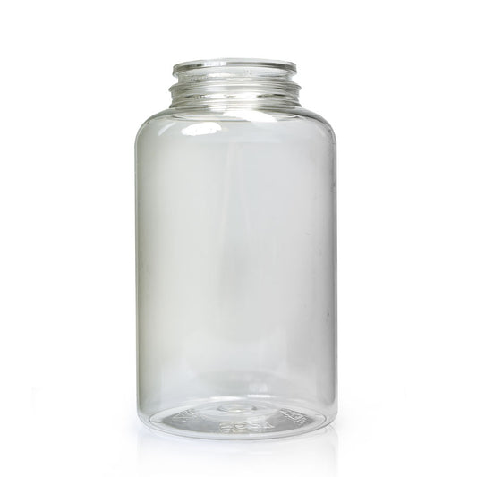 250ml Clear Plastic Pill Jar