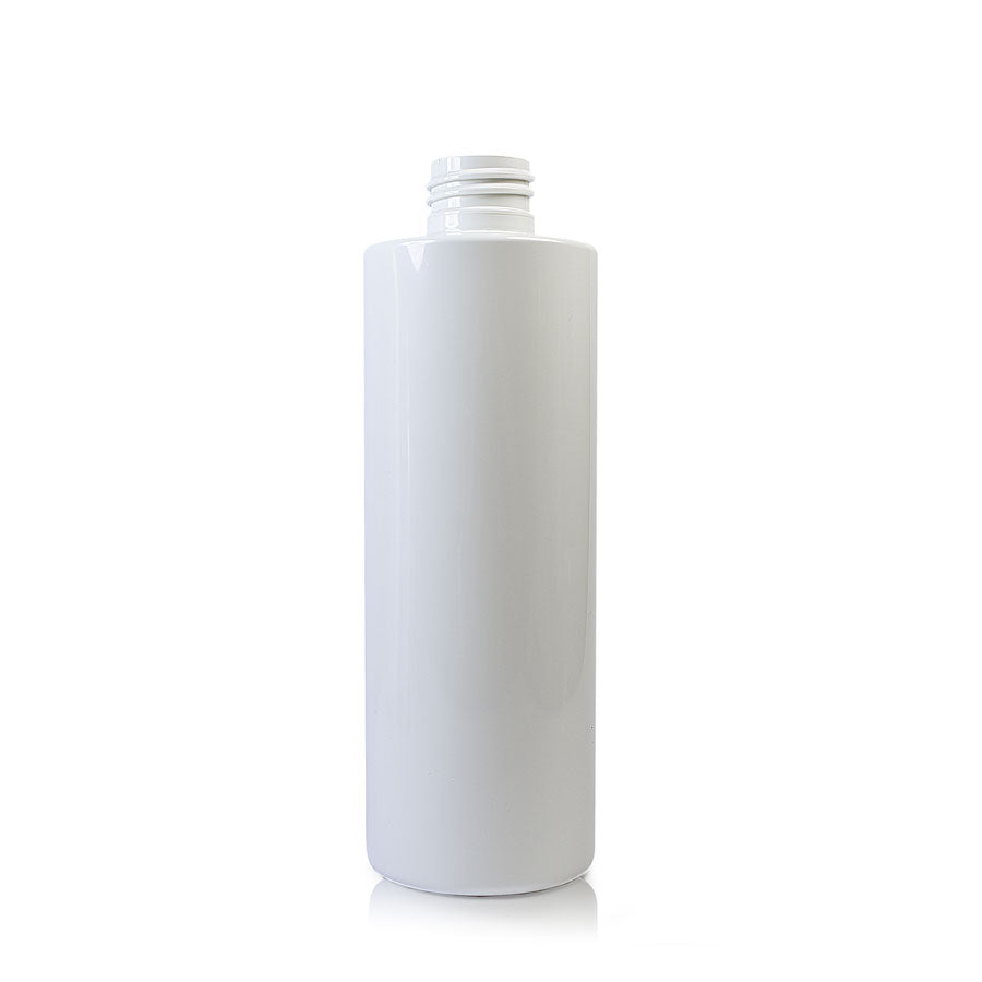 250ml White Glossy Bottle