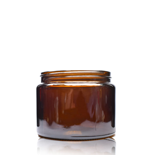 500ml Amber Glass Ointment Jar