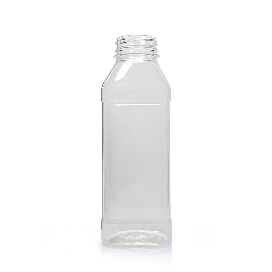 500ml Clear PET Square Plastic Juice