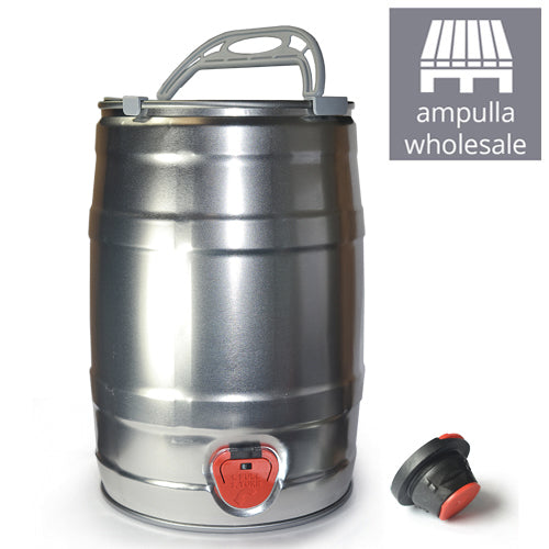 5 Litre Mini Beer Keg With Bung & Handle