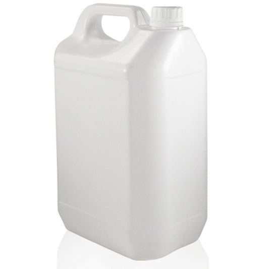 5 Litre White Plastic Jerry Can